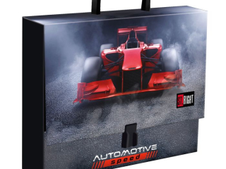 Teczka z rączką A4, XL 33 x 24, 8 x 9 cm RACING TEAM