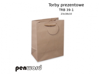 TORBY PREZENTOWE TRB 39-1 23x18x10 [opakowanie=12szt]