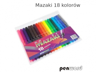 MAZAKI 18 KOLORÓW (SZPSH)