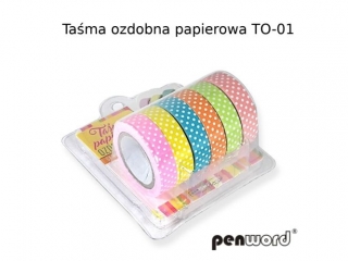 TAMA OZDOBNA TO-01 PAPIEROWA 10mmx6m A6