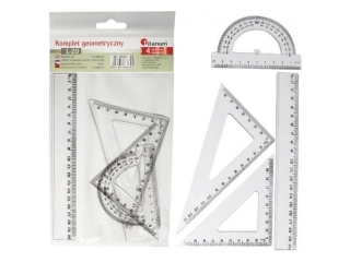 KOMPLET GEOMETRYCZNY 4EL 20CM