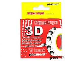 KLEJĄCE KROPKI 75 3D 1, 5mm