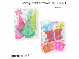TORBY PREZENTOWE TRB 69-3 40x30x12 (opakowanie=12szt)