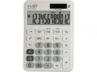 KALKULATOR TAXO TG7172-12T BIA