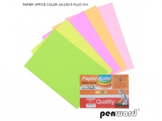 PAPIER OFFICE COLOR A4/100-5 FLUO MIX