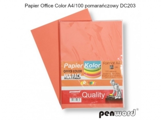 PAPIER OFFICE COLOR A4/100 POMARAŃCZOWY DC203