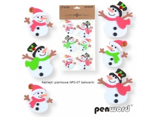 NAKLEJKI PIANKOWE NPS-07 BAŁWANKI