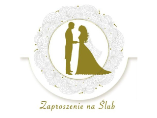 Zaproszenie POL-MAK 10szt. Ślub kwadrat ZKW 120x120 Ślub z kopertą ZKW_SL_40626