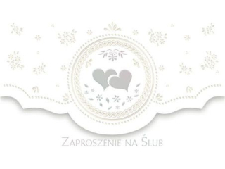 Zaproszenie POL-MAK 10szt. Ślub Lux Edition ZLUX 160x95 z kopertą ZLUX_SL_56703