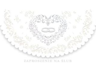 Zaproszenie POL-MAK 10szt. Ślub Lux Edition ZLUX 160x95 z kopertą ZLUX_SL_57565