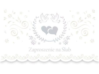 Zaproszenie POL-MAK 10szt. Ślub Lux Edition ZLUX 160x95 z kopertą ZLUX_SL_57567