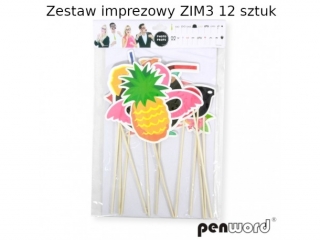ZESTAW IMPREZOWY ZIM3 12 SZTUK