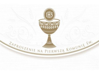 Zaproszenie POL-MAK 10szt. Komunia składane exclusive ZSE 160x95 z kopertą ZSE_KOM_26055