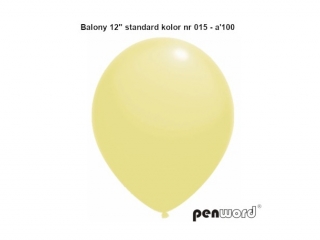 BALONY 12" STANDARD KOLOR NR 015 - a100