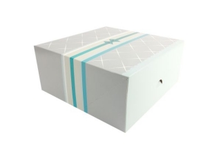 PUDEKO 125 x 210 x 70 mm / 5 szt. - SREBRO OPAKOWANIE DO CIASTA (opakowanie=szt)