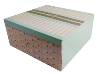 PUDEŁKO 230 x 230 x 105 mm / 5 szt. - PASKI OPAKOWANIE DO CIASTA (opakowanie=szt)