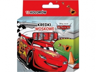 KREDKI woskowe 12 kol. CARS (opakowanie=szt)