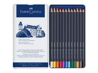 KREDKI GOLDFABER 12 KOL. OPAK. METALOWE FABER-CASTELL