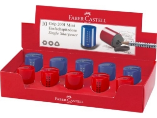 TEMPERWKA GRIP 2001 MINI CZERWONA/NIEBI ESKA FABER-CASTELL [opakowanie=10szt]