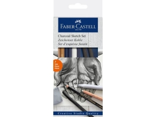 ZESTAW DO SZKICOWANIA CHARCOAL FABER-CAS TELL