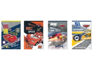 NOTES A6/30k. z poddrukiem CARS [opakowanie=12szt]