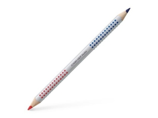 KREDKA JUMBO GRIP DWUSTRONNA CZERWONA/ NIEBIESKA FABER-CASTELL [opakowanie=12szt]