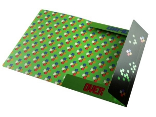 TECZKA Z GUMK A4 - KIDS PREMIUM METALIZA [opakowanie=10szt]