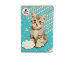 ZESZYT A5/16k. Trzy linie - KOT THE SWEET PETS [opakowanie=20szt]