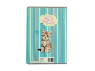 ZESZYT A5/16k. Trzy linie - KOT THE SWEET PETS [opakowanie=20szt]