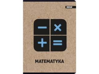 ZESZYT TEMATYCZNY A5/58k. Kratka MATEMATYKA PREMIUM KRAFT LINER [opakowanie=10szt]