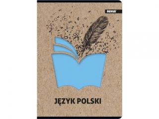 ZESZYT TEMATYCZNY A5/58k. linia JZYK POLSKI PREMIUM KRAFT LINER [opakowanie=10szt]