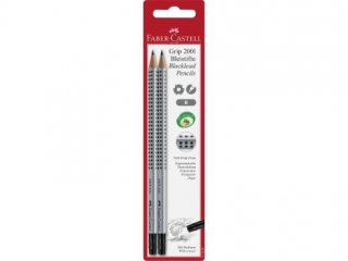 OWEK GRIP 2001 B Z GUMK BLISTER 2 SZT. FABER-CASTELL [opakowanie=5szt]