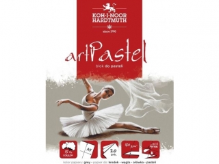BLOK DO PASTELI ARTPASTEL GREY A5 20 KARTEK 180 G. 15% BAWEŁNY