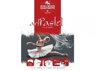 BLOK DO PASTELI ARTPASTEL ANTRACYT A4 20 KARTEK 180 G. 15% BAWEŁNY