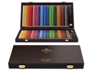 KIN ZESTAW KREDEK 8896/6 72 SZT. POLYCOLOR I MONDELUZ KASETA DREWNIANA
