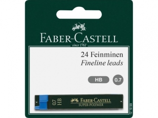 WKAD GRAFITOWY SUPER POLYMER 0.7MM HB 2X12 BLISTER FABEER-CASTELL [opakowanie=10szt]