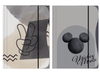 TECZKA Z GUMKĄ A4 MICKEY MOUSE (opakowanie=10 szt)