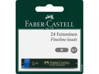 WKAD GRAFITOWY SUPER POLYMER 0.7MM B X 2 SZT. FABER-CASTELL [opakowanie=10szt]