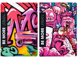 BE MORE ZESZYT A4 URBAN LINIA 72 STRONY 100 G. [opakowanie=10szt]