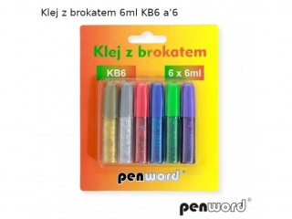 KLEJ Z BROKATEM 6ml KB6 a6 (SZPSH)
