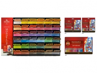 KIN ZESTAW KREDEK POLYCOLOR 3800 36 KOL. 432 SZT.+ EKSPOZYTOR + 3825, 3834, 3835