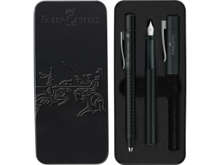 ZESTAW GRIP 2011 PIÓRO + DŁUGOPIS CZARNEFABER-CASTELL