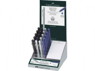 DŁUGOPIS GRIP 2011 DISPLAY 20 SZT. FABER-CASTELL