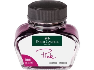 ATRAMENT RÓŻOWY W SZKLANYM FLAKONIKU 30 ML FABER-CASTELL
