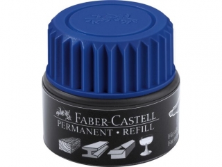 TUSZ DO NAPENIANIA MARKERA PERMANENTNEGO GRIP 1505 NIEBIESKI FABER-CASTELL [opakowanie=4szt]