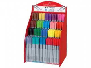 CIENKOPISY GRIP 0, 4MM DSPL.300 SZT. FABER-CASTELL