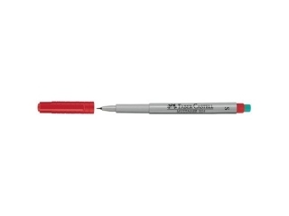MULTIMARK OHP NIEPERMANENTNY S CZERWONY FABER-CASTELL [opakowanie=10szt]