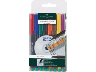 MULTIMARK OHP PERMANENTNY M 8 KOL.W ETUI FABER-CASTELL [opakowanie=5szt]
