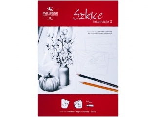 KIN BLOK INSPIRACJE3 - SZKICE A4, 20 ARK.110 G.