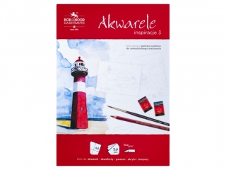 KIN BLOK INSPIRACJE3 - AKWARELE A4, 20 ARK. 320 G.